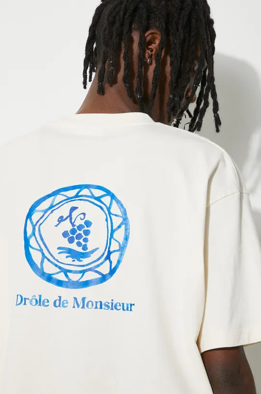 Хлопковая футболка Drôle de Monsieur Le T-Shirt Art de la Table Мужской