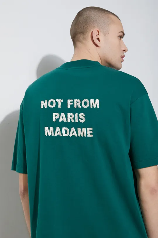Памучна тениска Drôle de Monsieur Le T-Shirt Slogan 100% памук