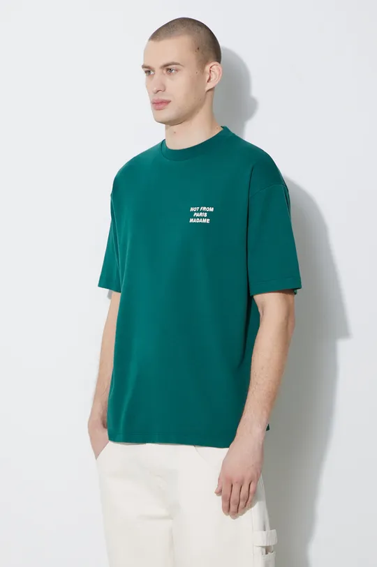 Памучна тениска Drôle de Monsieur Le T-Shirt Slogan Чоловічий