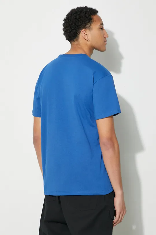 Bavlnené tričko Carhartt WIP S/S Chase T-Shirt modrá