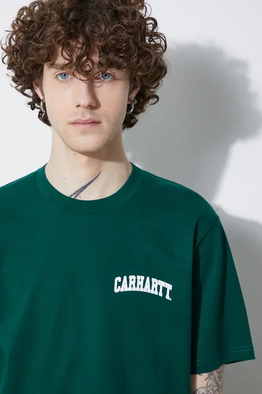 Бавовняна футболка Carhartt WIP S/S University Script T-Shirt Чоловічий