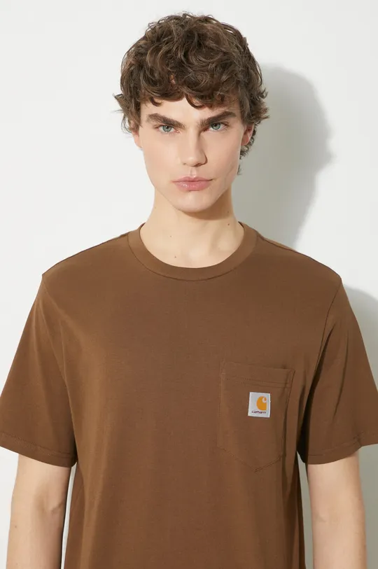 Хлопковая футболка Carhartt WIP S/S Pocket T-Shirt 100% Хлопок