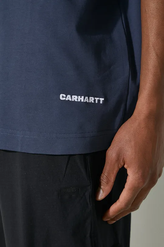 Памучна тениска Carhartt WIP S/S Link Script 100% органичен памук
