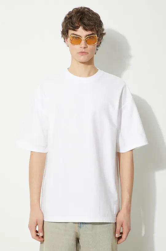 biela Bavlnené tričko Carhartt WIP S/S Dawson T-Shirt Pánsky