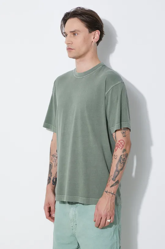 zielony Carhartt WIP t-shirt bawełniany S/S Dune T-Shirt