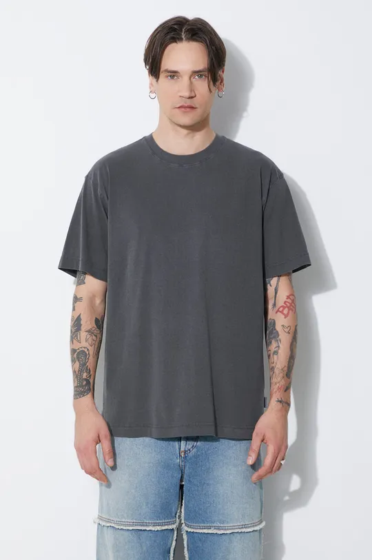 sivá Bavlnené tričko Carhartt WIP S/S Dune T-Shirt Pánsky