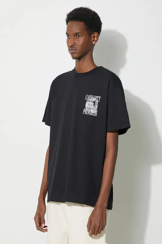 μαύρο Βαμβακερό μπλουζάκι Carhartt WIP S/S Always a WIP T-Shirt