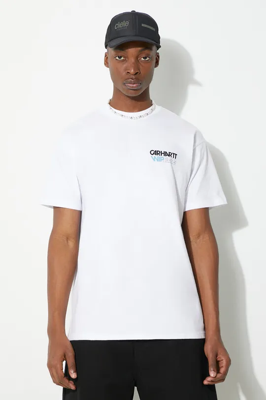 Памучна тениска Carhartt WIP S/S Contact Sheet T-Shirt 100% органичен памук