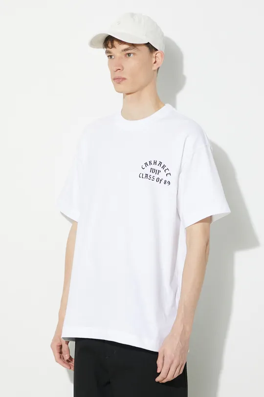 white Carhartt WIP cotton t-shirt S/S Class of 89 T-Shirt