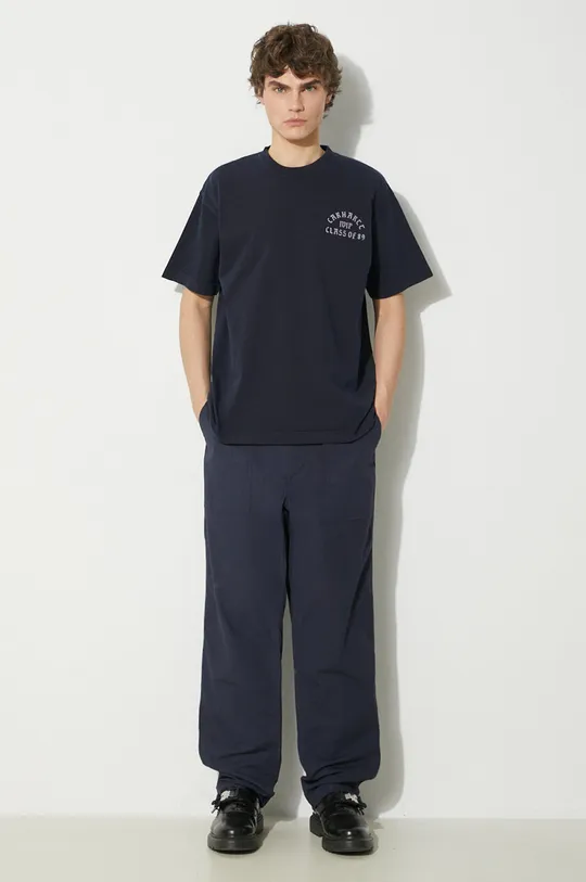 Carhartt WIP cotton t-shirt S/S Class of 89 T-Shirt navy