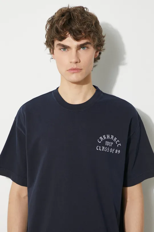 темно-синій Бавовняна футболка Carhartt WIP S/S Class of 89 T-Shirt
