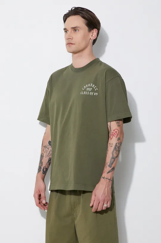 green Carhartt WIP cotton t-shirt S/S Class of 89