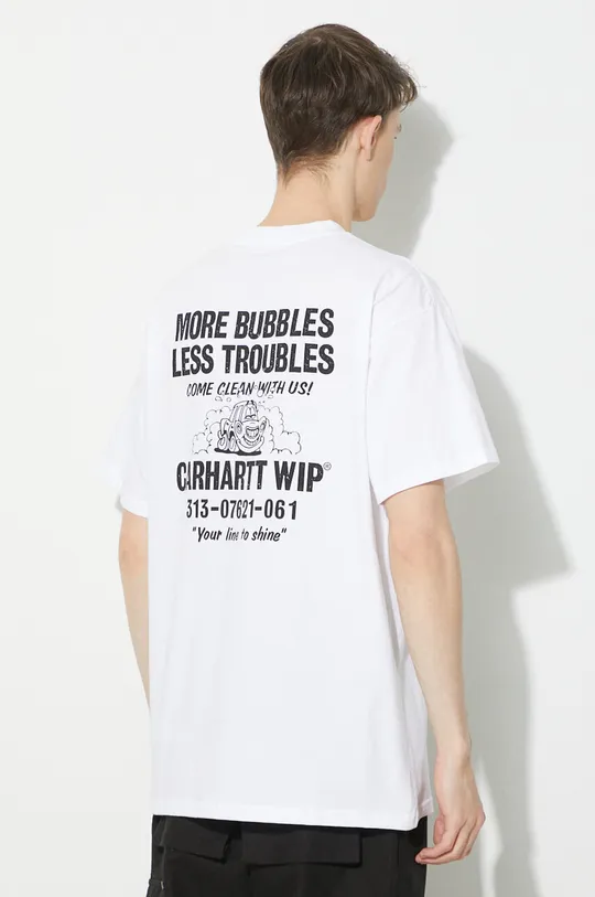 Бавовняна футболка Carhartt WIP S/S Less Troubles T-Shirt 100% Бавовна