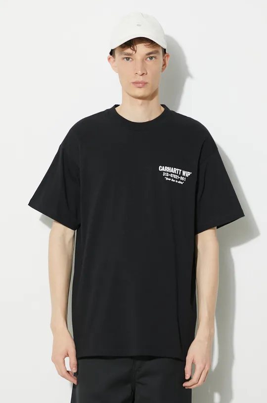 Bavlněné tričko Carhartt WIP S/S Less Troubles T-Shirt 100 % Organická bavlna