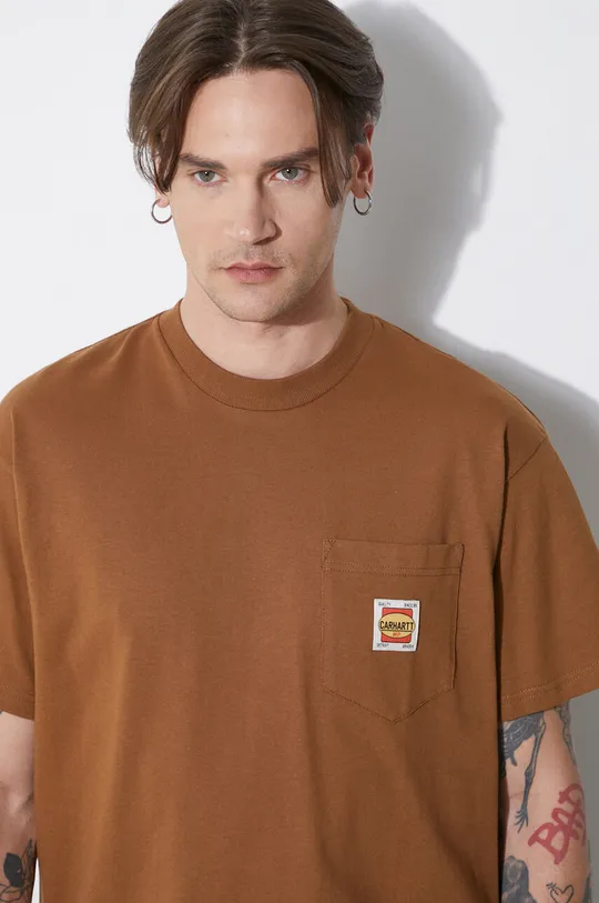 Carhartt WIP t-shirt bawełniany S/S Field Pocket T-Shirt Męski