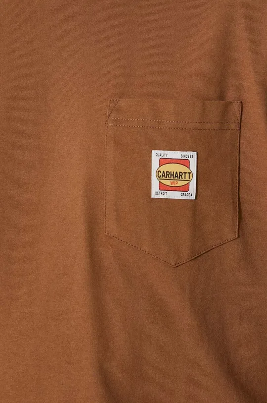 Хлопковая футболка Carhartt WIP S/S Field Pocket T-Shirt