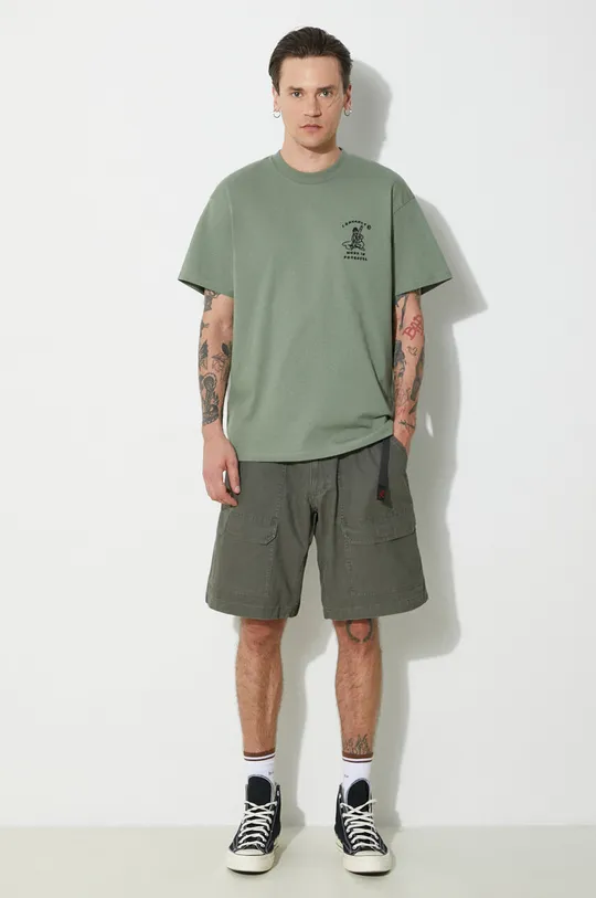 Carhartt WIP cotton t-shirt S/S Icons T-Shirt green