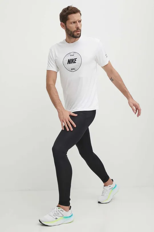 Majica kratkih rukava za trening Nike Lead Line bijela