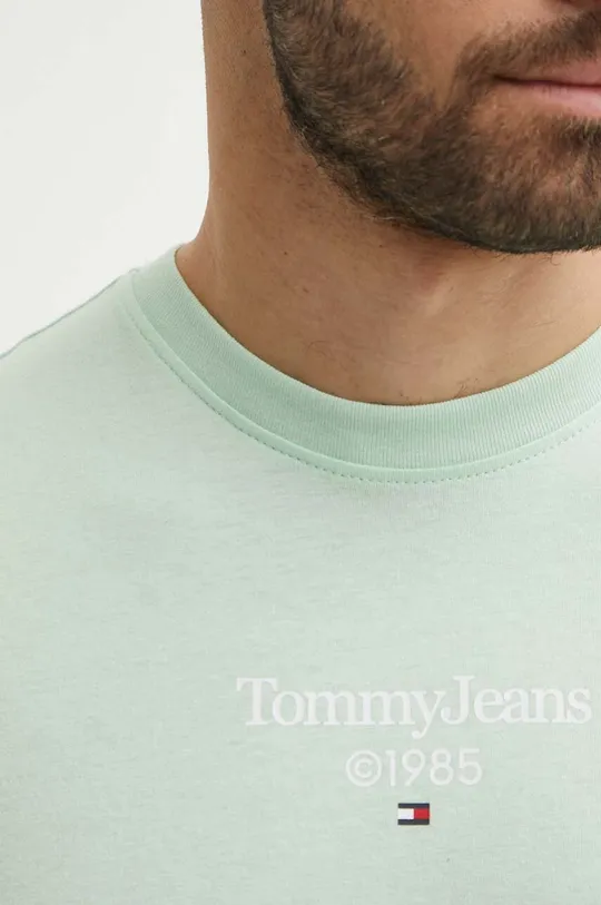 zöld Tommy Jeans pamut póló