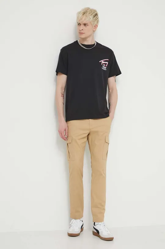 Tommy Jeans t-shirt in cotone nero