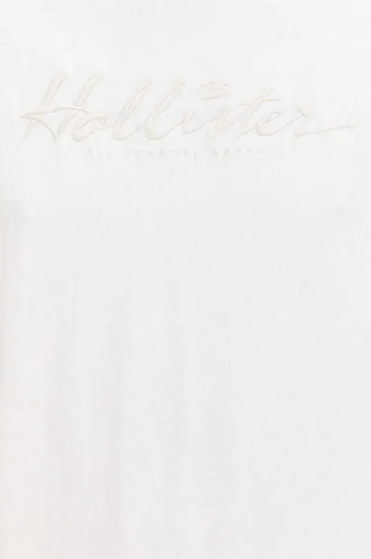 μπεζ Βαμβακερό μπλουζάκι Hollister Co.