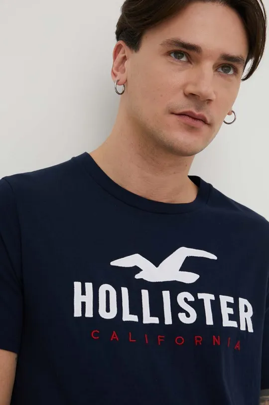 mornarsko plava Pamučna majica Hollister Co.