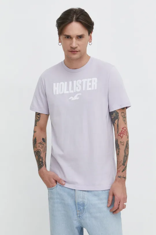 Βαμβακερό μπλουζάκι Hollister Co. 5-pack Ανδρικά
