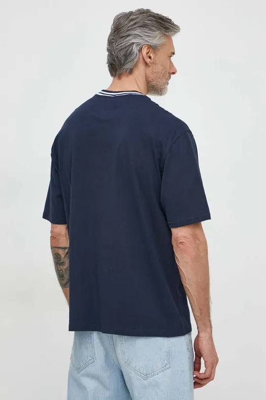 Pamučna majica Tommy Jeans mornarsko plava