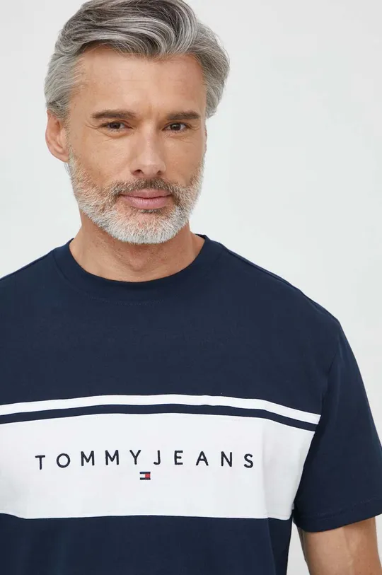 Bombažna kratka majica Tommy Jeans 100 % Bombaž