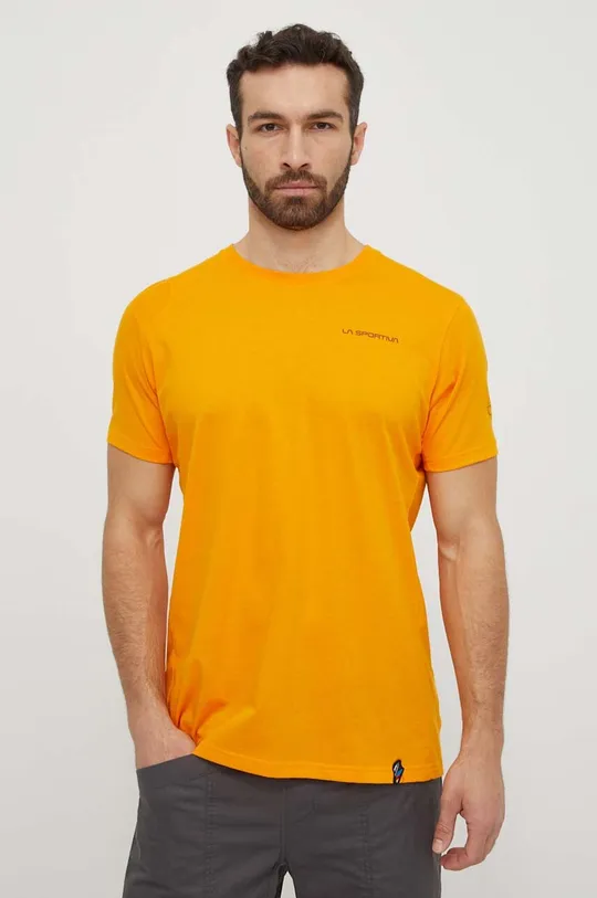 Kratka majica LA Sportiva Back Logo oranžna