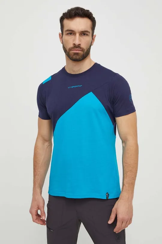 kék LA Sportiva t-shirt Dude Férfi