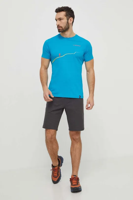 modra Kratka majica LA Sportiva Trail Moški