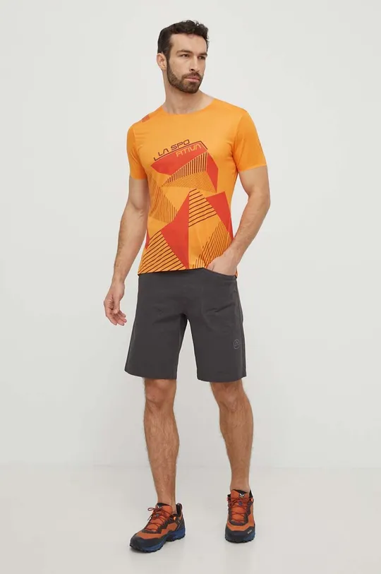 Športna kratka majica LA Sportiva Comp oranžna