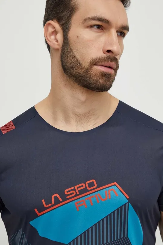 granatowy LA Sportiva t-shirt sportowy Comp