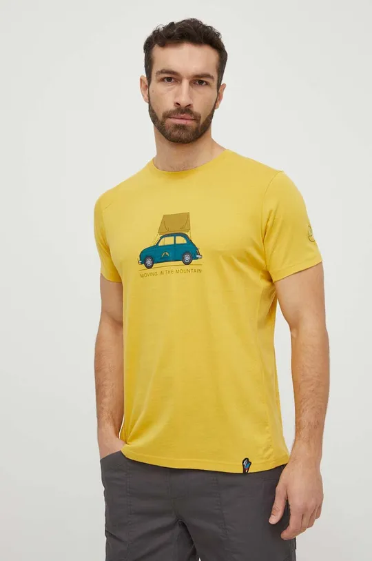 rumena Kratka majica LA Sportiva Cinquecento Moški