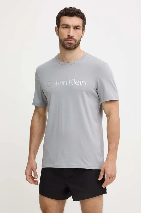 Homewear majica kratkih rukava Calvin Klein Underwear siva