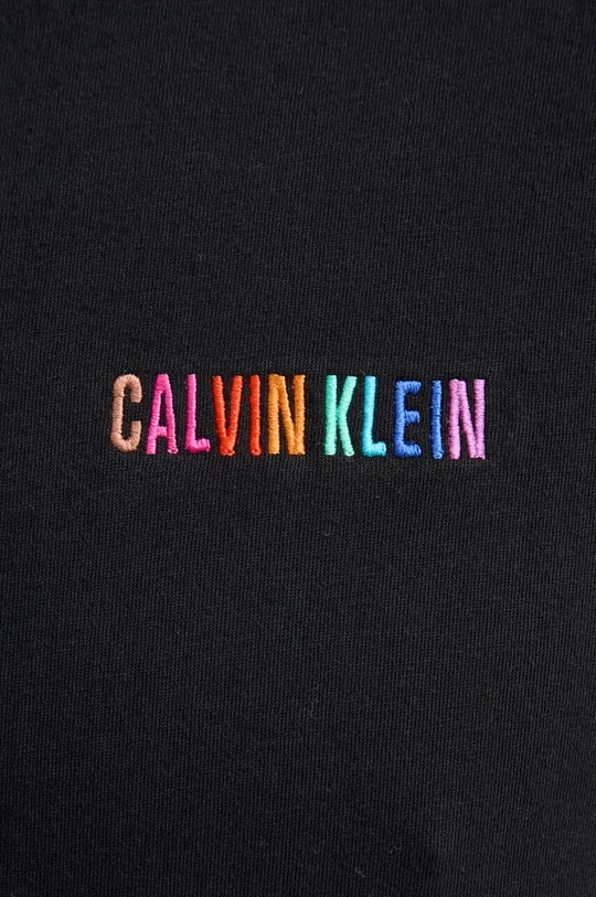 fekete Calvin Klein Underwear pamut társalgó póló