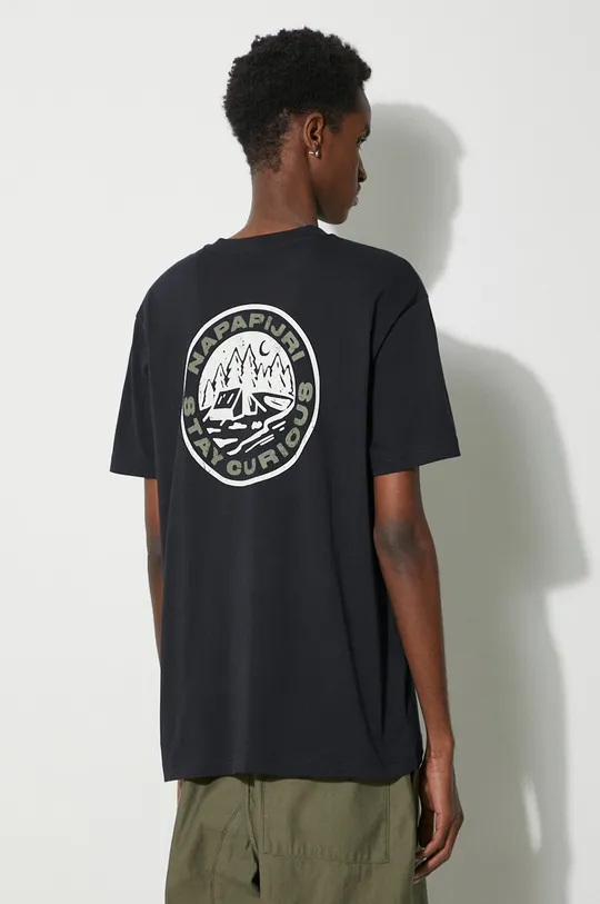Napapijri t-shirt bawełniany S-Kotcho Materiał zasadniczy: 100 % Bawełna, Ściągacz: 95 % Bawełna, 5 % Elastan