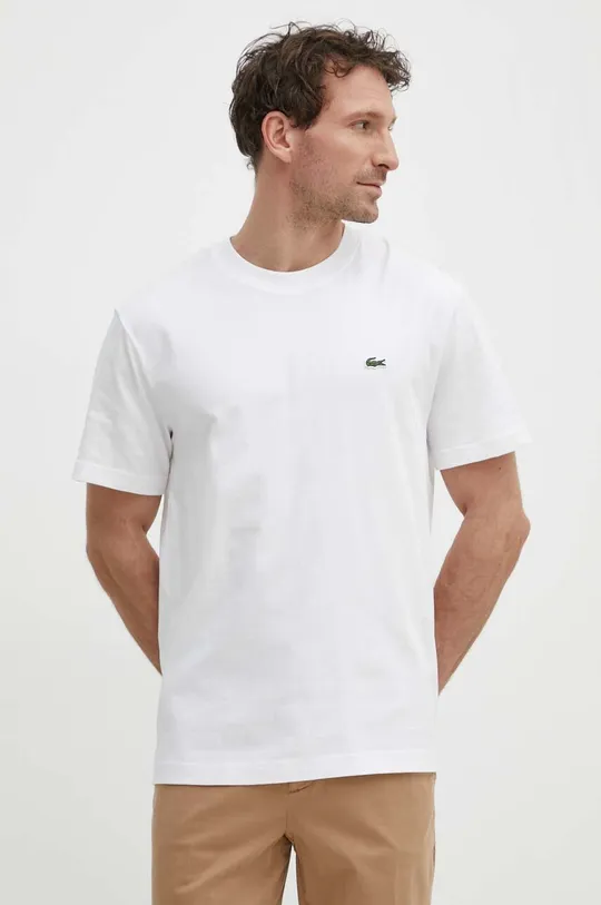 bijela Pamučna majica Lacoste