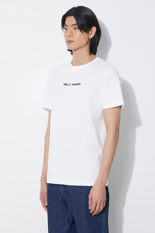 white Helly Hansen cotton t-shirt