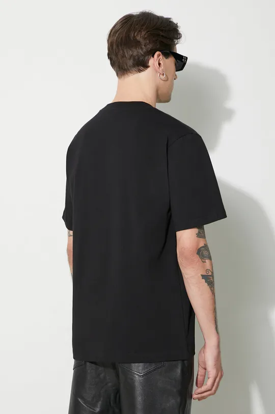 μαύρο Βαμβακερό μπλουζάκι Filling Pieces T-shirt Gowtu