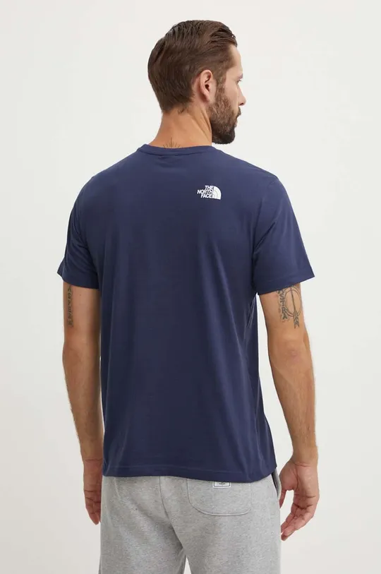 Μπλουζάκι The North Face M S/S Simple Dome Tee 60% Βαμβάκι, 40% Πολυεστέρας