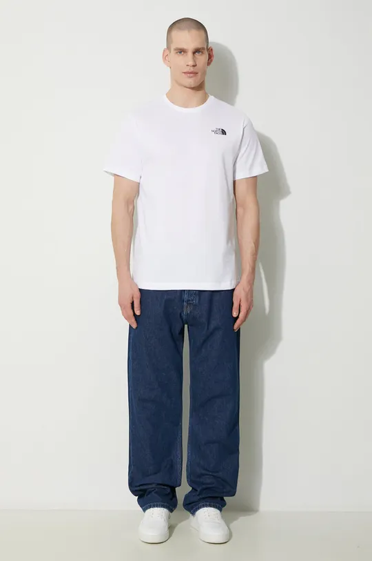 The North Face cotton t-shirt M S/S Redbox Tee white