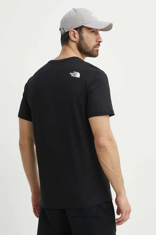 The North Face t-shirt bawełniany M S/S Fine Tee czarny