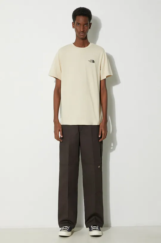 The North Face t-shirt M S/S Simple Dome Tee bézs