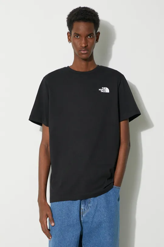 nero The North Face t-shirt in cotone M S/S Redbox Tee