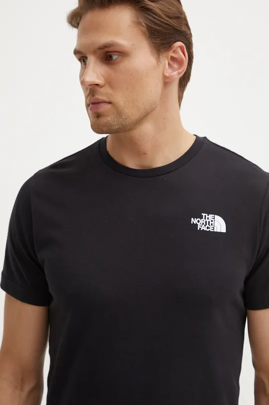 black The North Face cotton t-shirt M S/S Redbox Tee