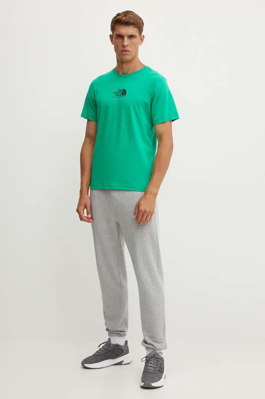 The North Face t-shirt in cotone M S/S Fine Alpine Equipment Tee 3 verde