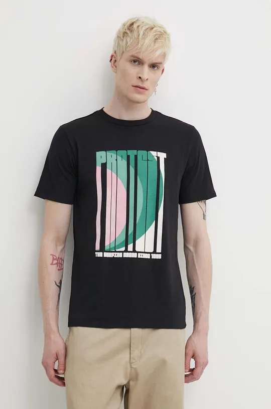 nero Protest t-shirt in cotone Prtlyng Uomo