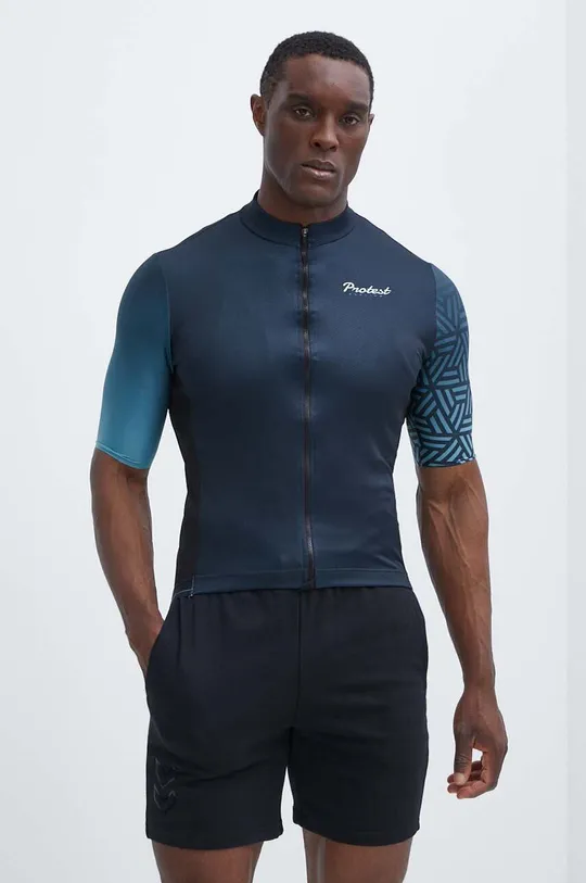 mornarsko plava Biciklistička majica kratkih rukava Protest Prteddy Muški